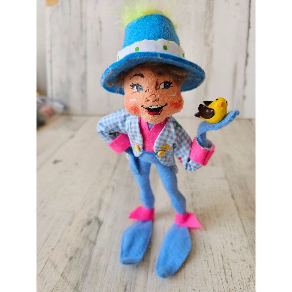 Annalee boy parade bird Easter spring eggs decor